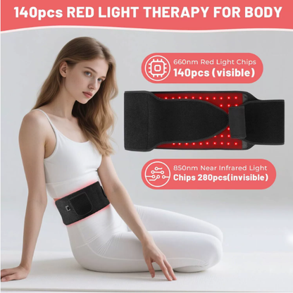 Red Light Heating and Massage Belt